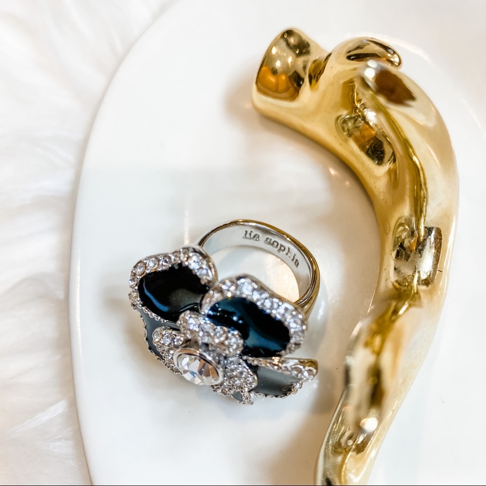 Lia Sofia Dahlia Statement Ring - image 6